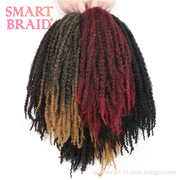Ombre Marley braid crochet braid hair ombre braiding hair afro kinky curly hair marley bob 99J #118 color